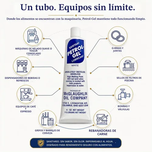 Vista 5 de McGlaughlin Lubricante en aceite PETROL-GEL, 4 oz.