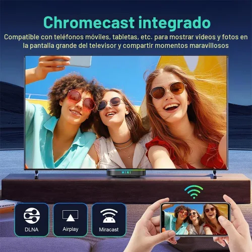 Vista 8 de Android 14,0 TV Box RK3518 Quad Core 2GB RAM 32GB ROM