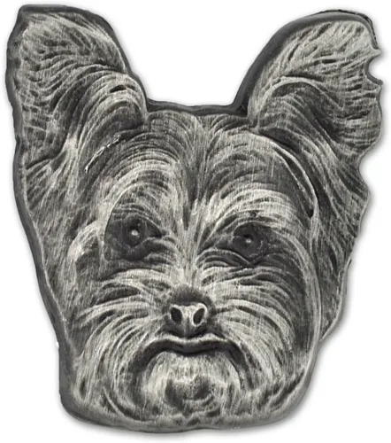 Vista 10 de PinMart Pin de solapa plateado para amantes de los perros de raza de perro