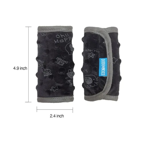 Vista 4 de DODO NICI Funda de correa de asiento de automóvil para bebé, cojín para cinturón de seguridad, almohadillas para cinturón para portabebés