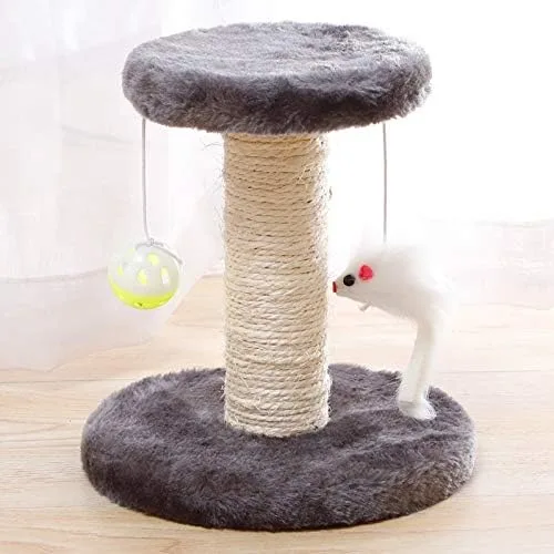 Vista 12 de Rascador de gato con marco de escalada para gatos, juguete para gato, cuerda de sisal, árbol de gato, gatito, parque infantil, muebles para mascotas