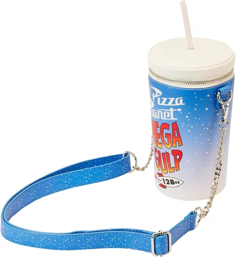 Vista 4 de Loungefly Pixar Toy Story Pizza Planet Mega Gulp Crossbody Purse