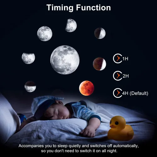 Vista 10 de Proyector Galaxy Pro para dormitorio, proyector de estrellas planetario 13 en 1 con sistema solar y constelación, luz nocturna para techo, rotación