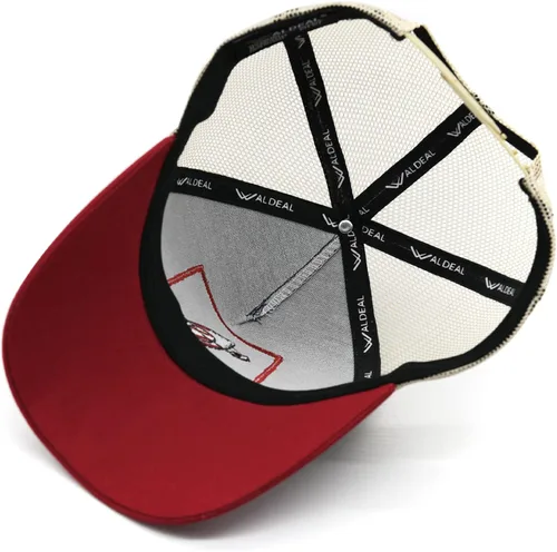 Vista 6 de Gorra de béisbol de Kayak Trucker para hombres y mujeres, ajustable, transpirable, de malla, color azul, Azul