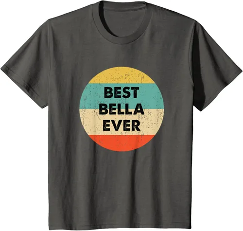 Vista 44 de Bella Name - Camiseta, Negro, S