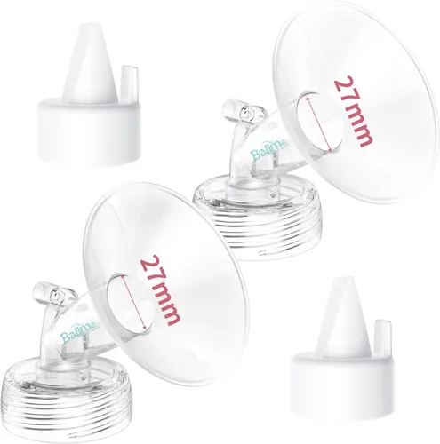 Vista 10 de Piezas de bomba compatibles con Spectra S1/S2/9 Plus, 2 válvulas de pico de pato y 2 bridas de 0.591 in (no accesorios Spectra originales)