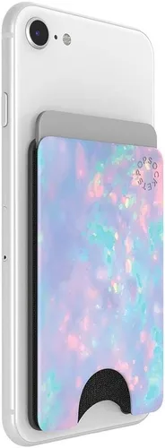 Vista 5 de PopSockets PopWallet - Elegante tarjetero extraíble para teléfonos inteligentes - Chroma Cloud