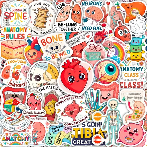 Vista 15 de BulbaCraft Pegatinas Punk Rock - Pegatinas de Banda para Adultos, Adhesivos Autoadhesivos e Impermeables, Pegatinas Punk Rock para Laptops