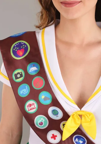 Vista 5 de Disfraz Scout Inteligente para Mujer Multicolor