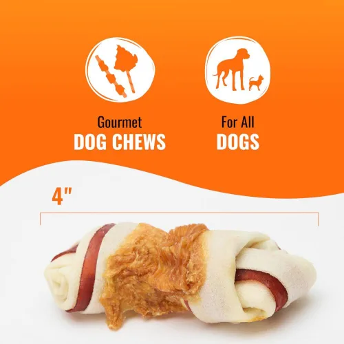 Vista 4 de Good 'n' Fun - Golosina para perros de larga duración con proteína real