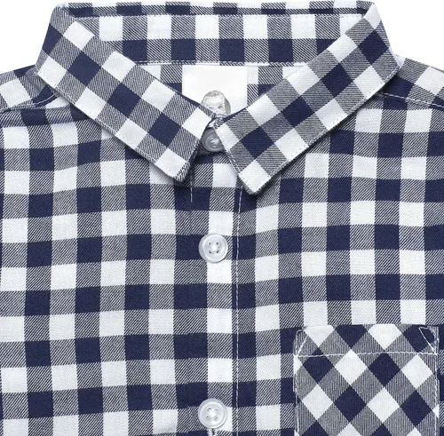 Vista 2 de Gerber Camisa de manga larga con botones para bebés y niños pequeños