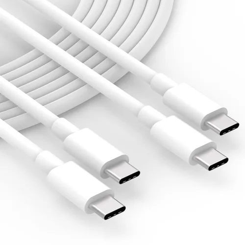 Vista 10 de Cable USB C a USB C de 3.3 pies/1m 100W para iPhone 16/15 Pro Max, cargador para MacBook Pro/Air, iPad Pro de 13/12.9/11 pulgadas, Air 5/4, Mini 6