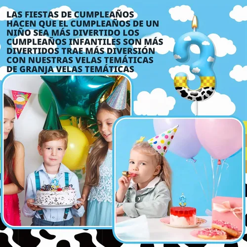 Vista 7 de Velas de Cumpleaños con Tema de Juguetes e Historia de Juguetes para Niños - Decoraciones Temáticas de Pastel, Suministros de Fiesta