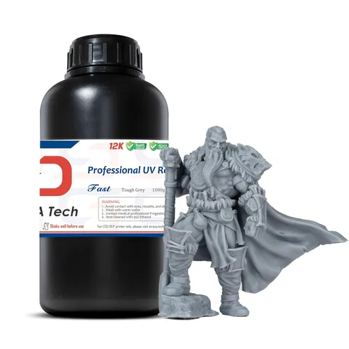 Vista 20 de Siraya Tech Resina de impresora 3D rápida similar a ABS de 405 nm, curado UV, no frágil, alta precisión, líquido de impresión 3D, resina de Cremoso