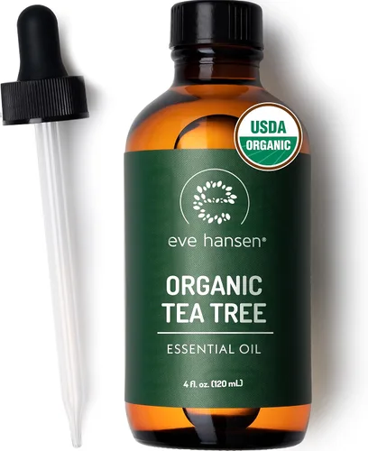 Vista 8 de Eve Hansen Aceite esencial de árbol de té orgánico (2 onzas) Aceite de árbol de té 100% Melaleuca Alternifolia puro para piel, cuero cabelludo