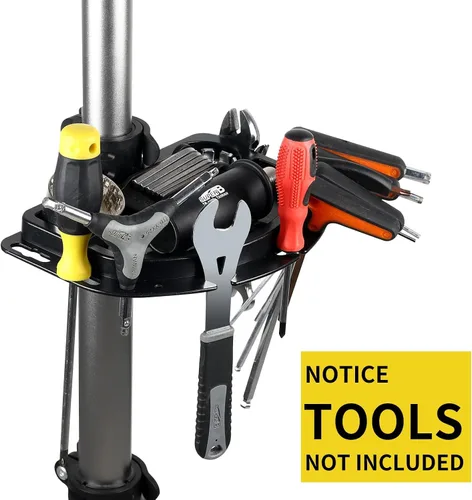 Vista 6 de West Biking Soporte de reparación de bicicletas (máximo 85 libras) – Soporte de trabajo plegable ajustable para bicicleta con liberación rápida