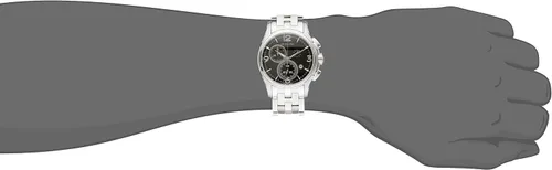 Vista 2 de Hamilton Reloj H32612135 Jazzmaster con esfera negra para hombre, Negro -, Movimiento de cuarzo