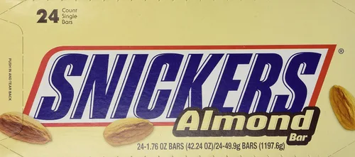 Vista 4 de Snickers Almond 24 Barras