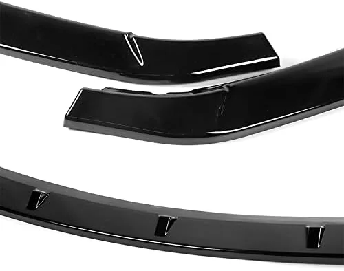 Vista 9 de EPARTS - Juego de 3 piezas de alerón para parachoques delantero, divisor de barbilla, protector de carrocería lateral compatible con BMW (E46) 2002