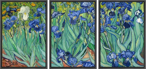 Vista 47 de wall26 Lienzo enmarcado para pared, juego de arte con flores de almendra de Vincent Van Gogh, naturaleza, ilustraciones de área silvestre, bellas