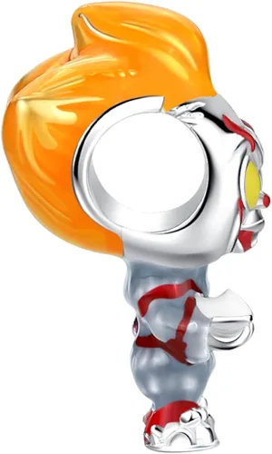 Vista 3 de Pennywise - Dije de payaso para pulsera Pandora de plata de ley 925 regalo de terror para mujer pulseras de plata de ley para mujer regalos