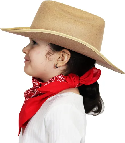 Vista 53 de Aeromax Sombrero de vaquero junior con pañuelo