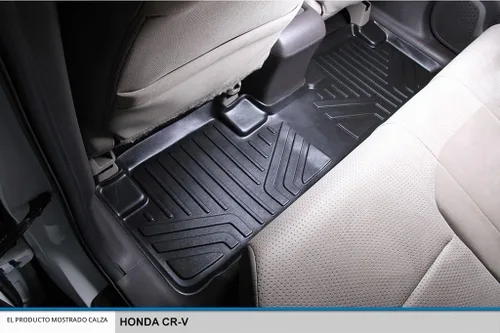 Vista 4 de SMARTLINER Alfombrillas de piso de ajuste personalizado Juego de revestimiento de 2 filas para Honda CR-V 2012-2016