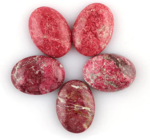 Vista 11 de 5pcs, Bulk Natural Gemstone Cabochon, Polished Flatback Stone, Wholesale Loose Cabs Supply, DIY Jewelry Making, Chakra Healing Crystal, Birthstone