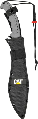 Vista 2 de Cat Machete con funda de correa para el hombro, 19 pulgadas, cuchillo de hoja de acero inoxidable con mango de herramienta ergonómico y cómodo