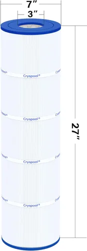 Vista 3 de Cryspool® 07079 Filtro compatible con Jandy CL340, CV340, PJAN85, R0554500, C-7459, FC-0800, A0557900, Cartucho de filtro de piscina de 4 x 85 pies