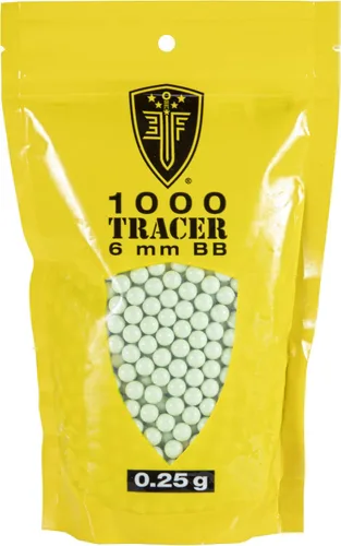 Vista 7 de Elite Force Tracer BBS Glow-in-The-Dark Premium 6mm Airsoft BBS Ammo, 1000 Count Tracer Glow