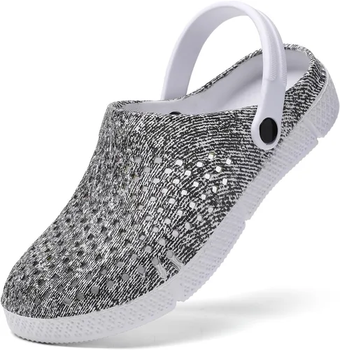 Vista 25 de CERYTHRINA Zuecos de jardín para mujeres, zapatos transpirables de secado rápido, sandalias, pantuflas, calzado de playa