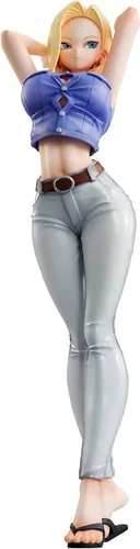 Vista 9 de Megahouse Dragon Ball DB Gals Android 18 Versión 3 Figura de PVC