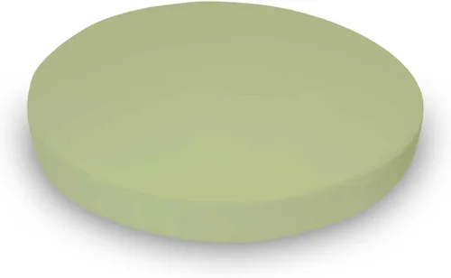 Vista 10 de Sábana bajera redonda – Sábana bajera ajustable 100% algodón de 800 hilos de 1 pieza, sábana redonda, fácil ajuste con bolsillo profundo de 15