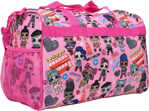 Vista 3 de LOL Surprise Bolsa de viaje de 16" con estampado completo, Rosado