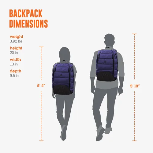 Vista 2 de STM Dux - Mochila de 30 litros, resistente, cómoda, innovadora, versátil, elegante, mochila protectora de 360 grados para hombres y mujeres, se Negro