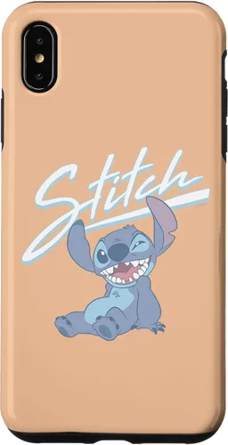 Vista 7 de Funda para iPhone 14 Disney Lilo & Stitch Winking Stitch Retrato