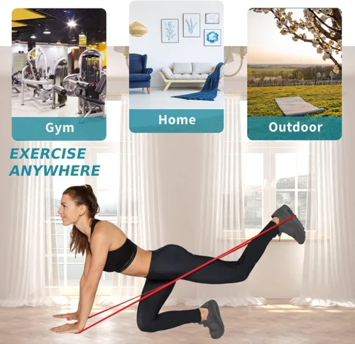 Vista 5 de Alllvocles Resistance Band, Pull Up Bands, Pull Up Assistance Bands, Workout Bands, Exercise Bands, Resistance Bands Set for Legs, Working Out