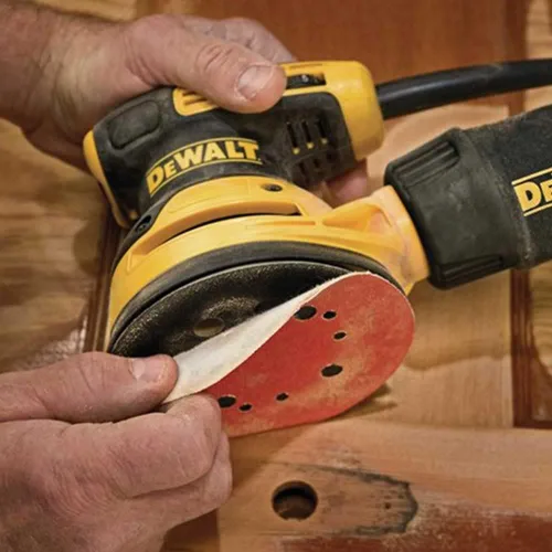 Vista 6 de DEWALT Lijadora de órbita aleatoria, velocidad variable, 5 pulgadas (DWE6423), fuente de alimentación eléctrica con cable