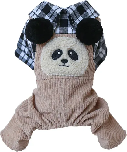 Vista 18 de Generic Ropa de verano para mascotas, camisas elegantes a cuadros para perros pequeños, lindos cachorros, overol clásico con pechera para chihuahua
