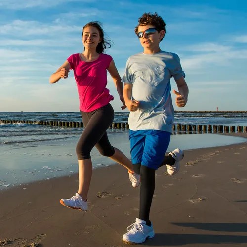 Vista 5 de Leggings de compresión para niños, paquete de 2 mallas atléticas, pantalones de compresión de baloncesto, leggings deportivos para niños