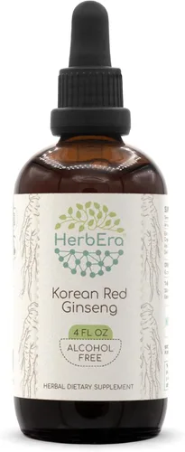 Vista 6 de Tintura de extracto de hierbas de ginseng rojo coreano B60 sin alcohol, ginseng rojo coreano silvestre (ginseng asiático, panax ginseng) raíz seca