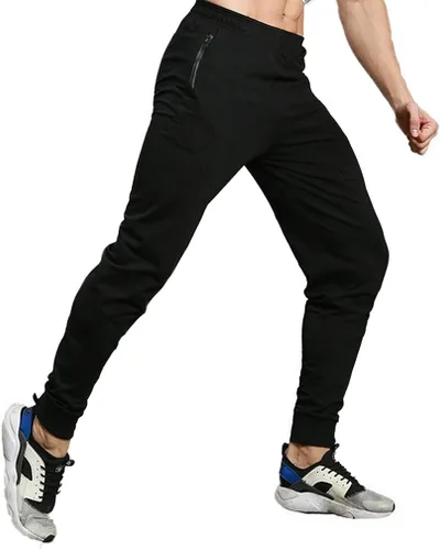 Vista 4 de TBMPOY - Pantalones deportivos para hombre, con bolsillos con cierre