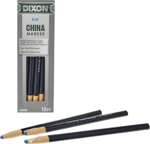 Vista 11 de Dixon Marcador para porcelana, negro, punta delgada, docena