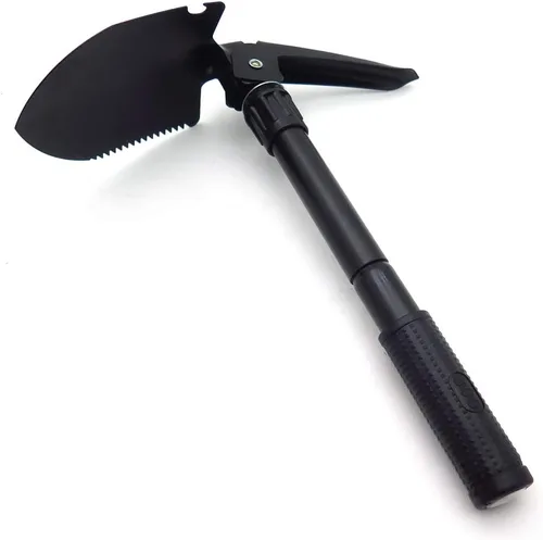 Vista 6 de HTTMT- ET-Shovel001 - Pala plegable militar multifuncional Pala de supervivencia de emergencia jardín camping