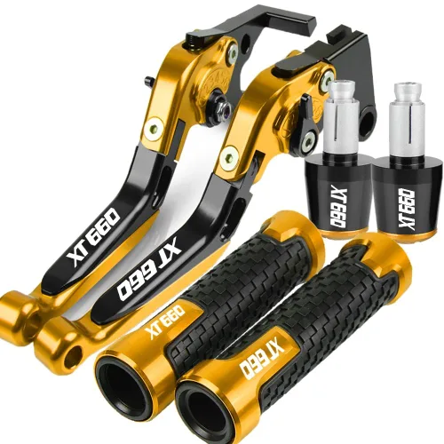 Vista 12 de NIKKHO Palanca de embrague de freno para YA & MAHA XT660 XT660R XT660X Tenere XT 660 2004-2011 Palancas de embrague de freno manija de embrague