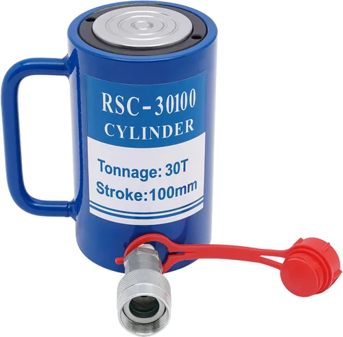 Vista 12 de Bomba de mano hidráulica 10T 10000Psi Tipo Separado Kit de bomba hidráulica manual de Ram con mango antideslizante Bolas de acero y anillo