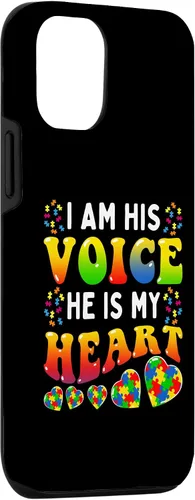 Vista 3 de Funda para iPhone 15 Mom Mama Autistic Autism Concientización Mes