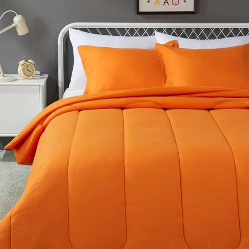 Vista 10 de Amazon Basics Juego de edredón y fundas de almohada para niños de microfibra suave para todas las estaciones, 2 piezas, tamaño individual, flores