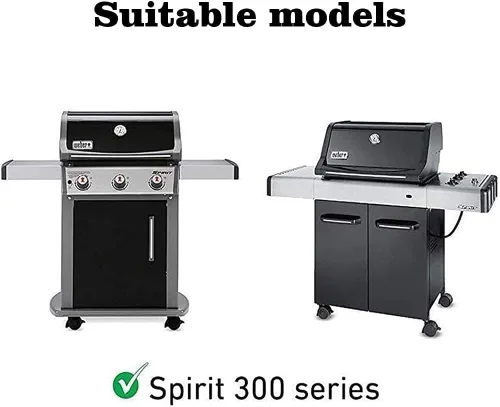 Vista 5 de 69787 Quemador de parrilla de 18 pulgadas para parrillas de gas Weber Spirit 300 y Spirit II serie 300, Spirit E310 E320 S310 S320 E330 S330 SP330